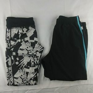 Under armour reebok capri workout pants M
